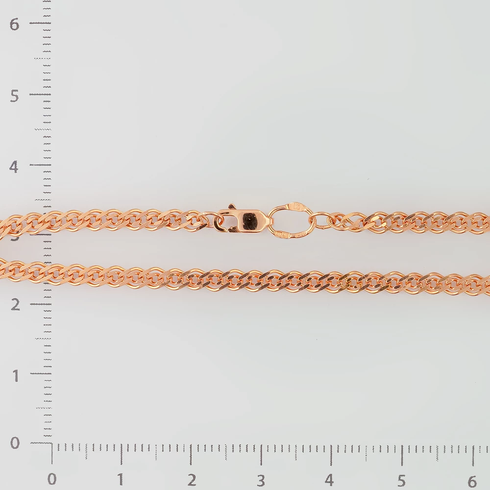 Браслет из красного золота 585 пробы