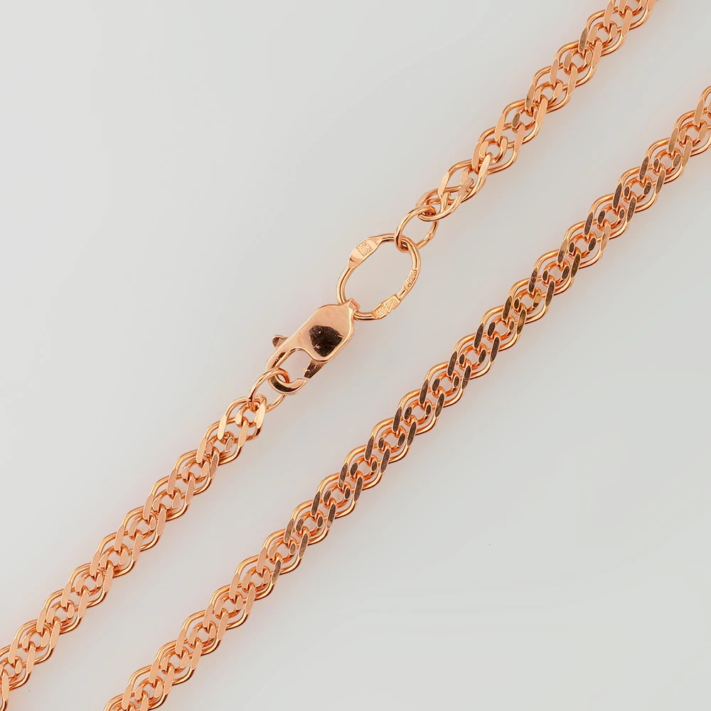 Браслет из красного золота 585 пробы