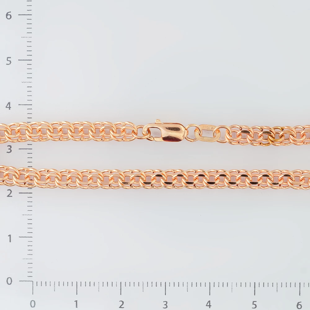 Браслет из красного золота 585 пробы