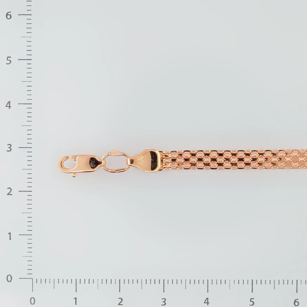 Браслет из красного золота 585 пробы