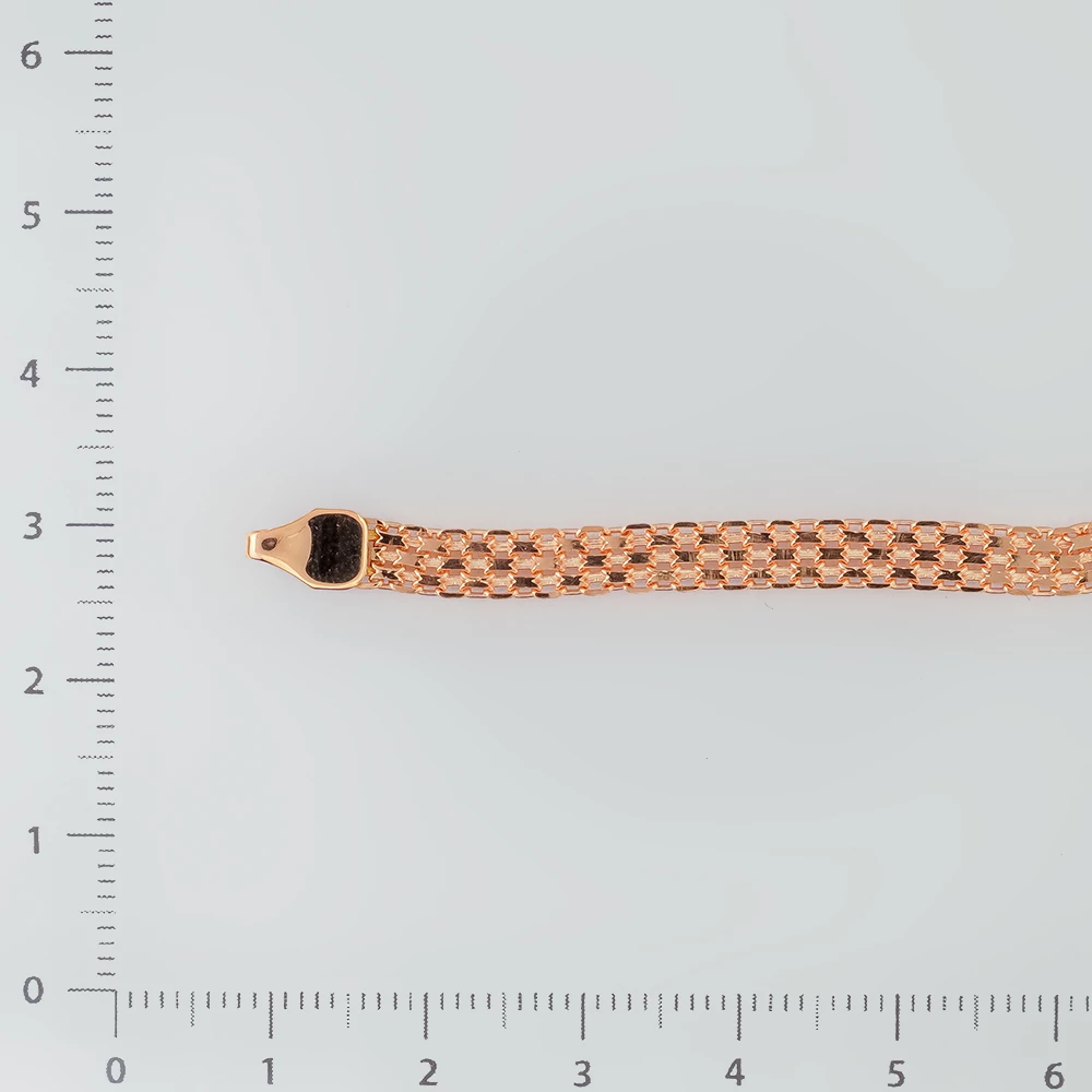 Браслет из красного золота 585 пробы