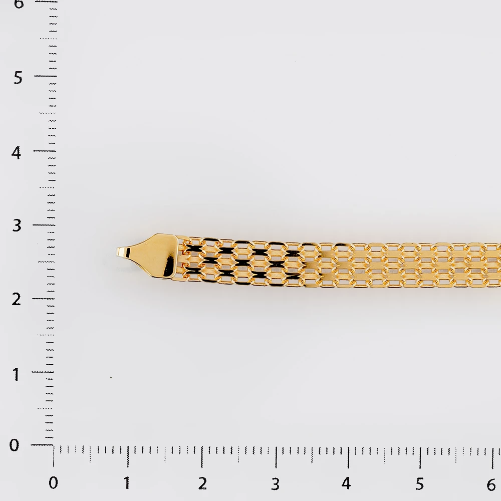 Браслет из желтого золота 585 пробы