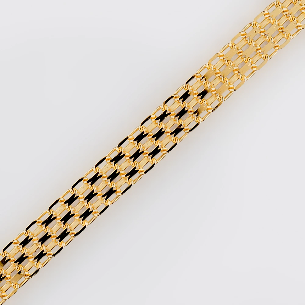 Браслет из желтого золота 585 пробы