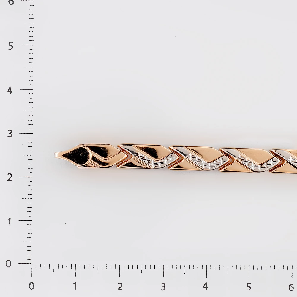 Браслет из красного золота 585 пробы