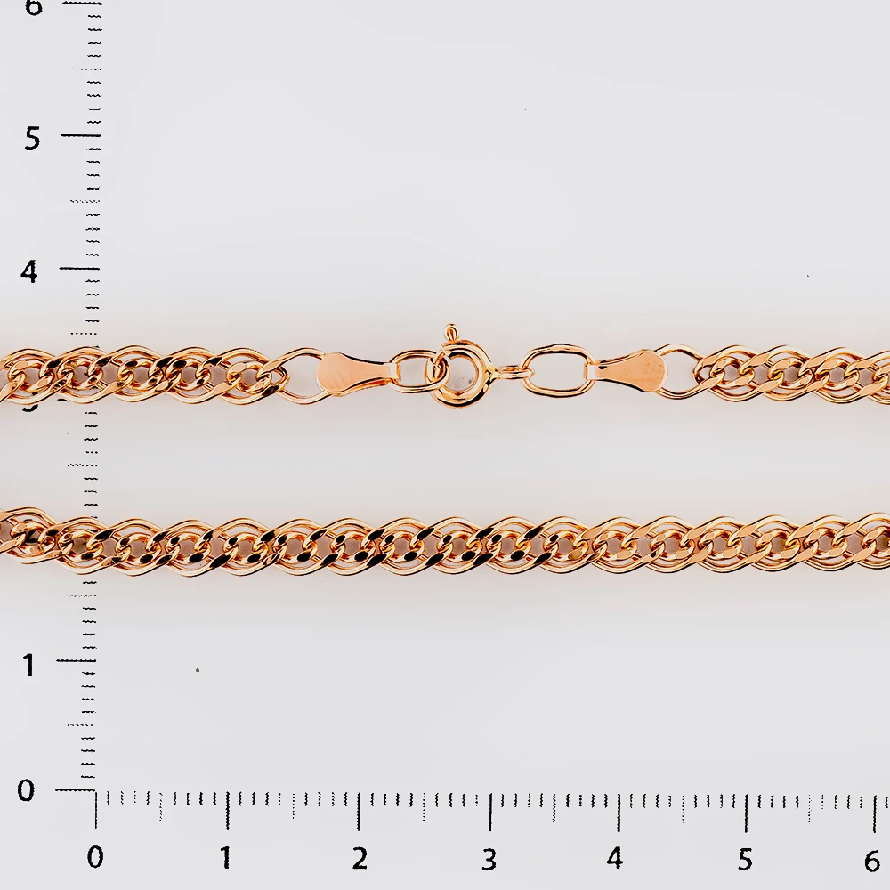 Браслет из красного золота 585 пробы