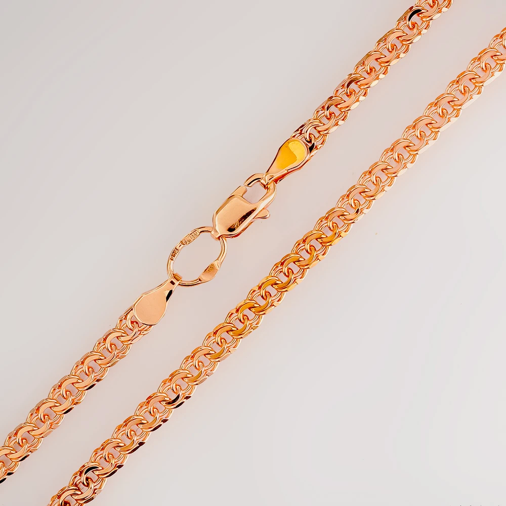 Браслет из красного золота 585 пробы