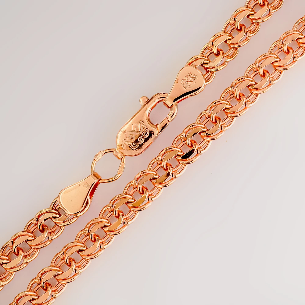 Браслет из красного золота 585 пробы