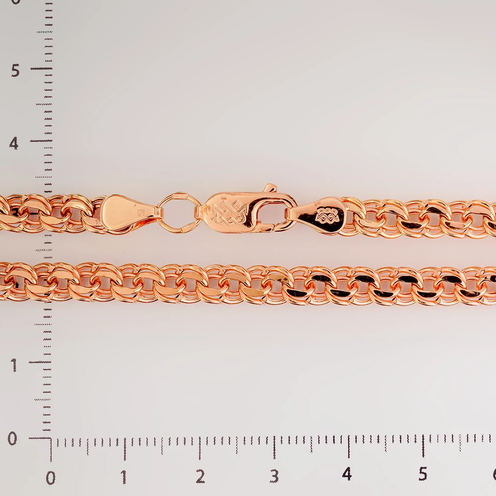 Браслет из красного золота 585 пробы