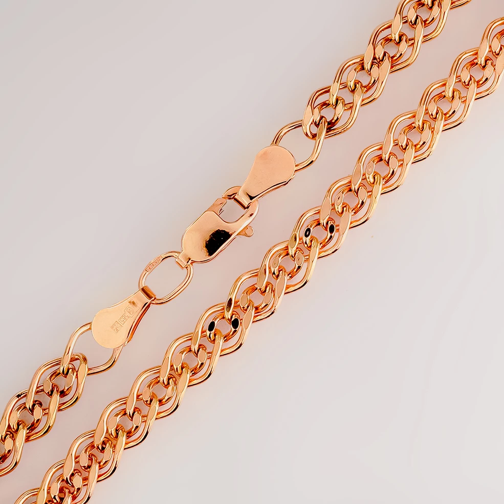 Браслет из красного золота 585 пробы