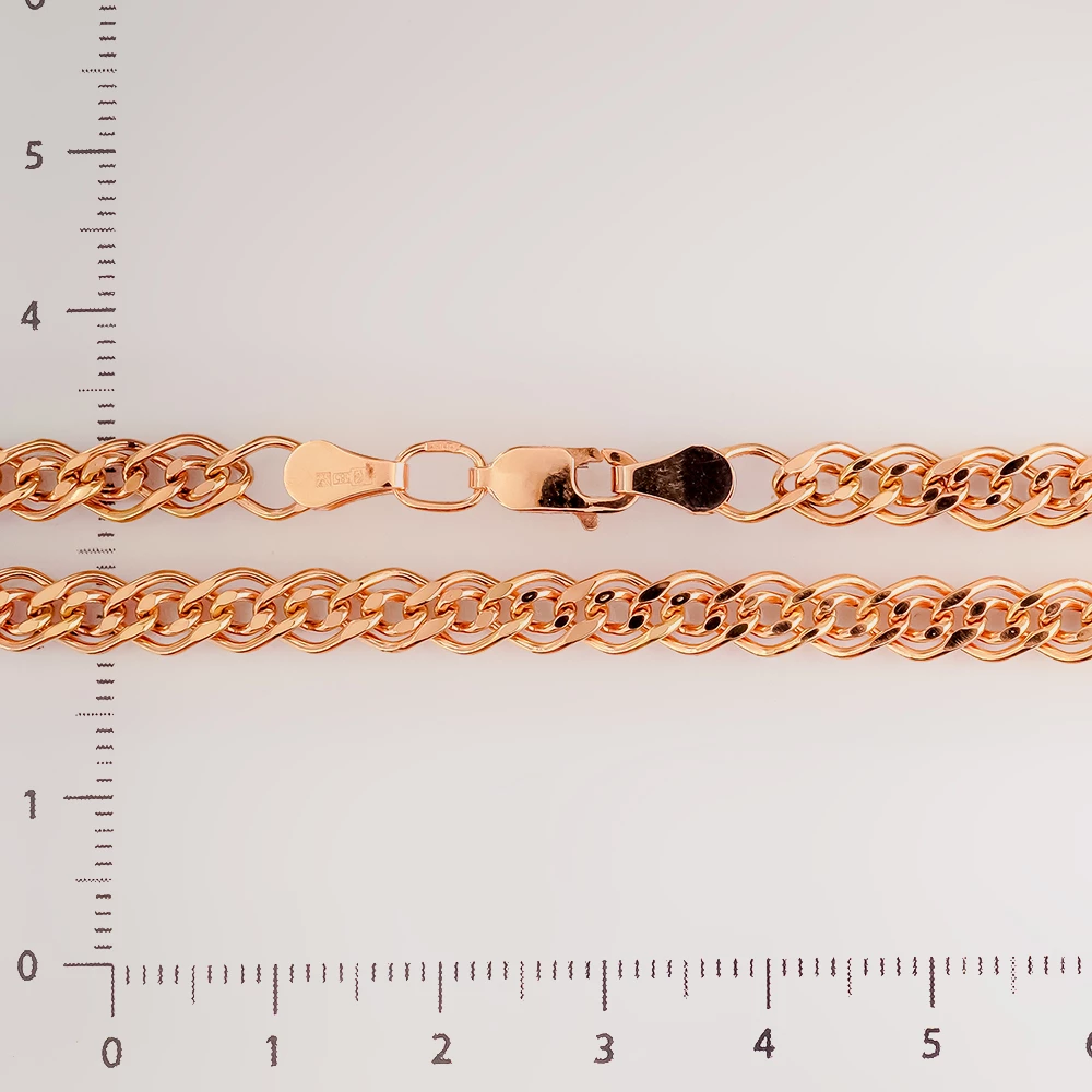 Браслет из красного золота 585 пробы