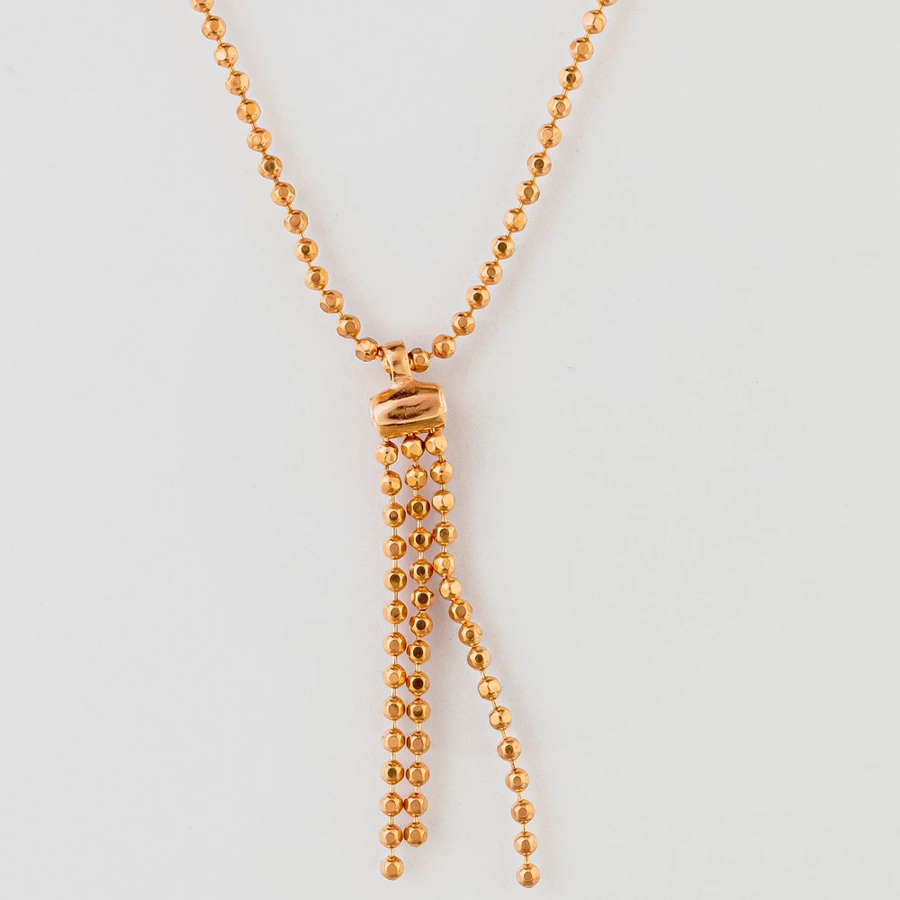 Колье из красного золота 585 пробы