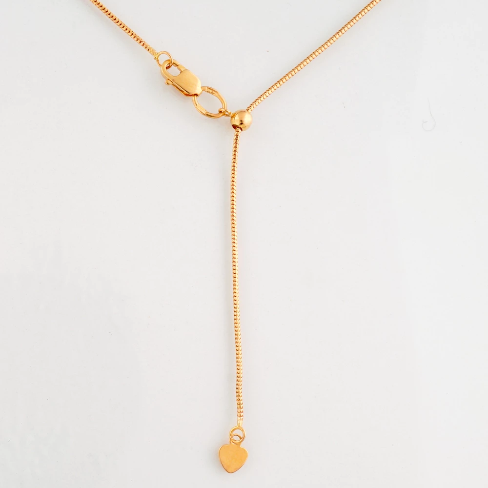 Колье из красного золота 585 пробы