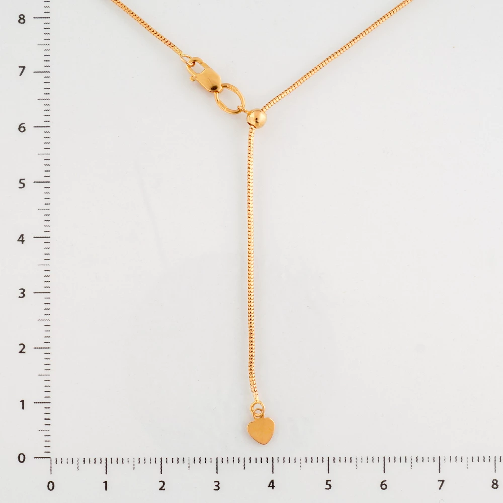 Колье из красного золота 585 пробы