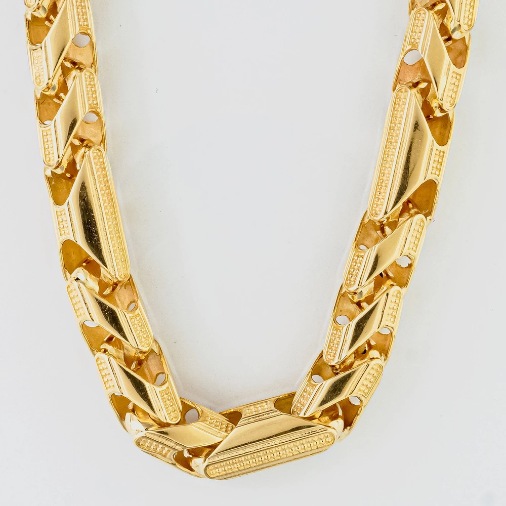 Колье из желтого золота 585 пробы