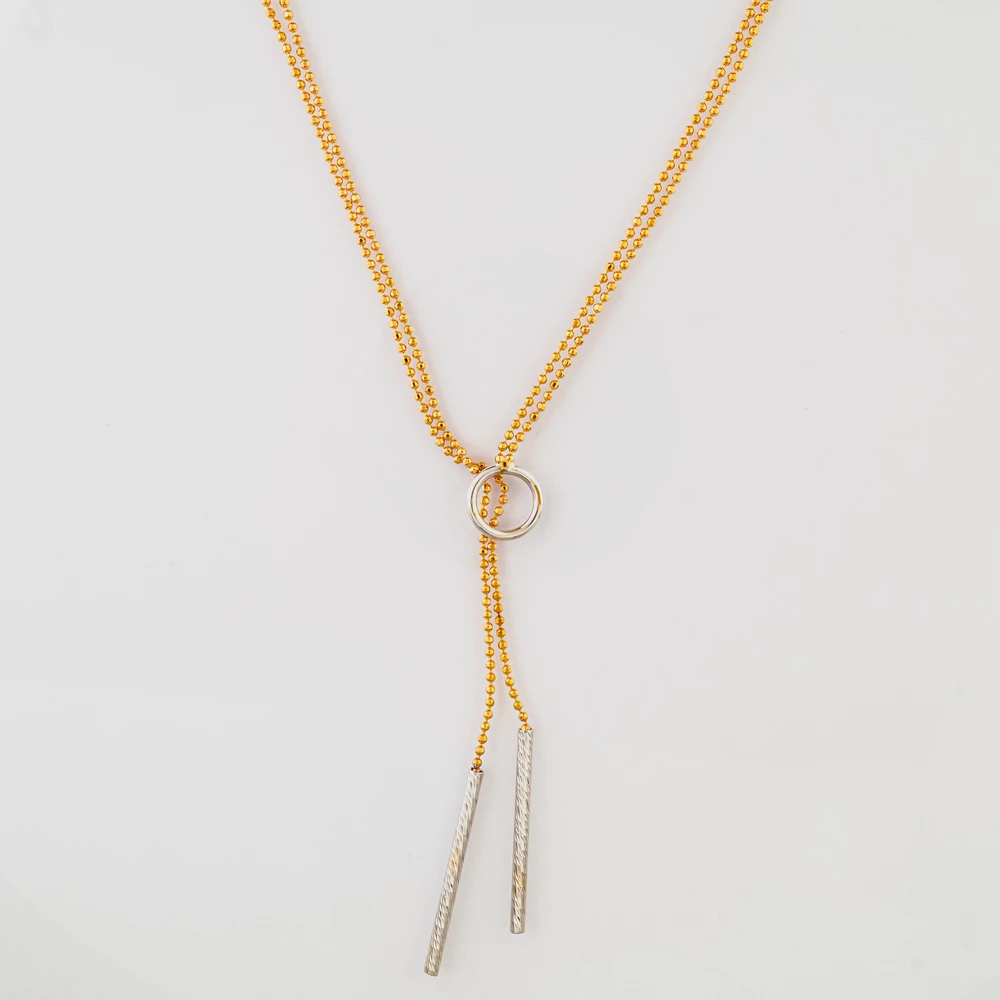 Колье из красного золота 585 пробы