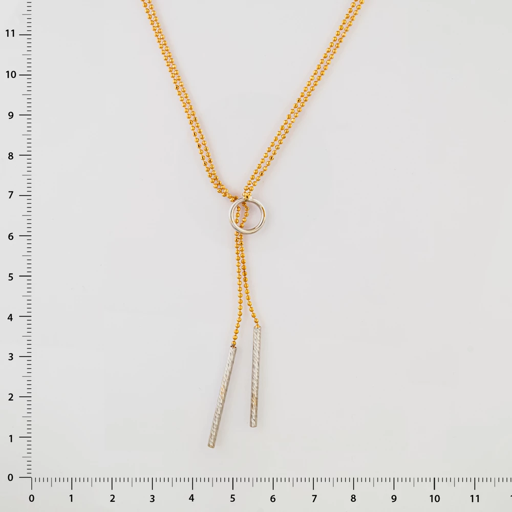 Колье из красного золота 585 пробы