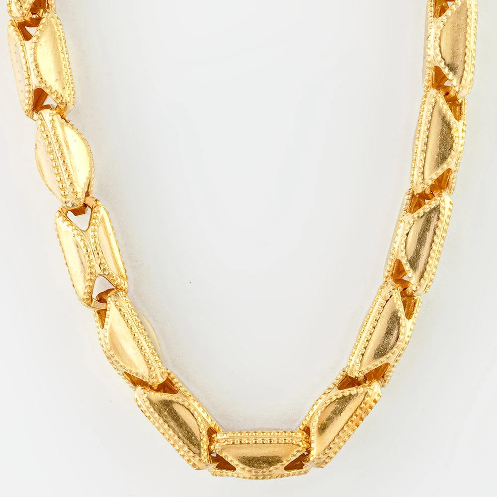 Колье из желтого золота 500 пробы