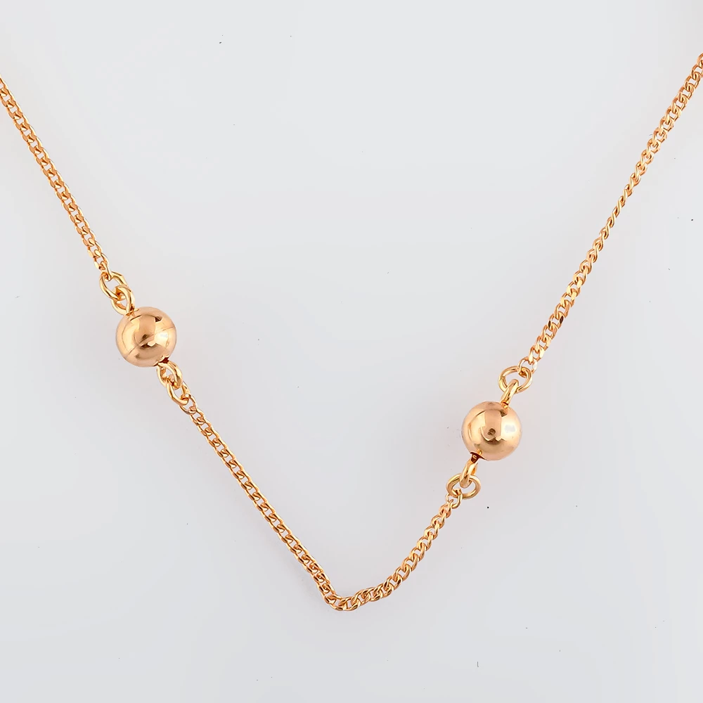 Колье из красного золота 585 пробы