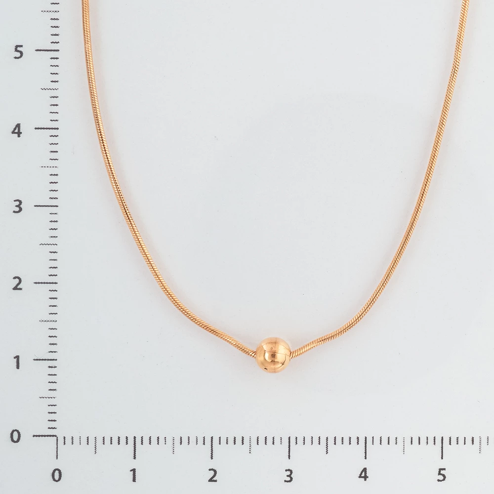 Колье из красного золота 585 пробы