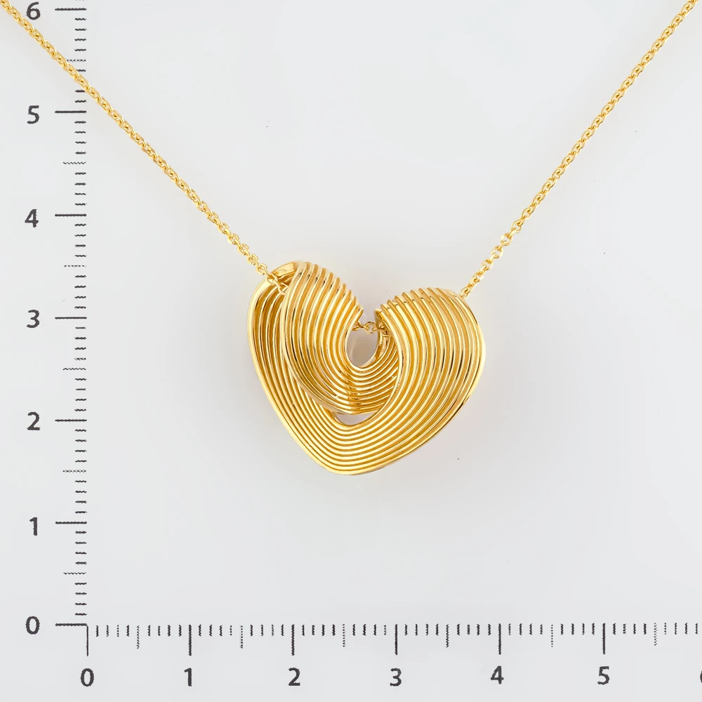 Колье из желтого золота 585 пробы