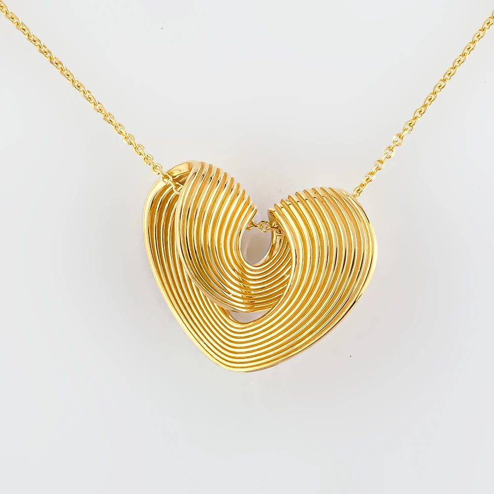 Колье из желтого золота 585 пробы