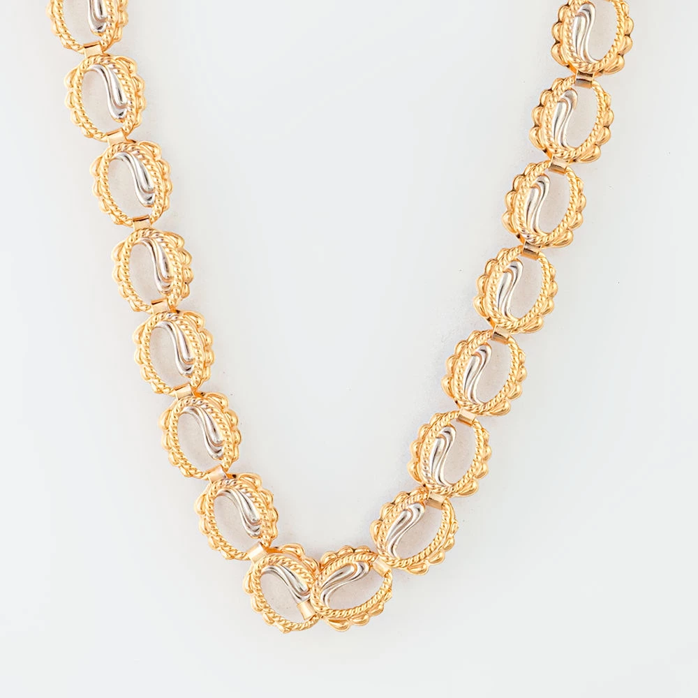 Колье из красного золота 585 пробы