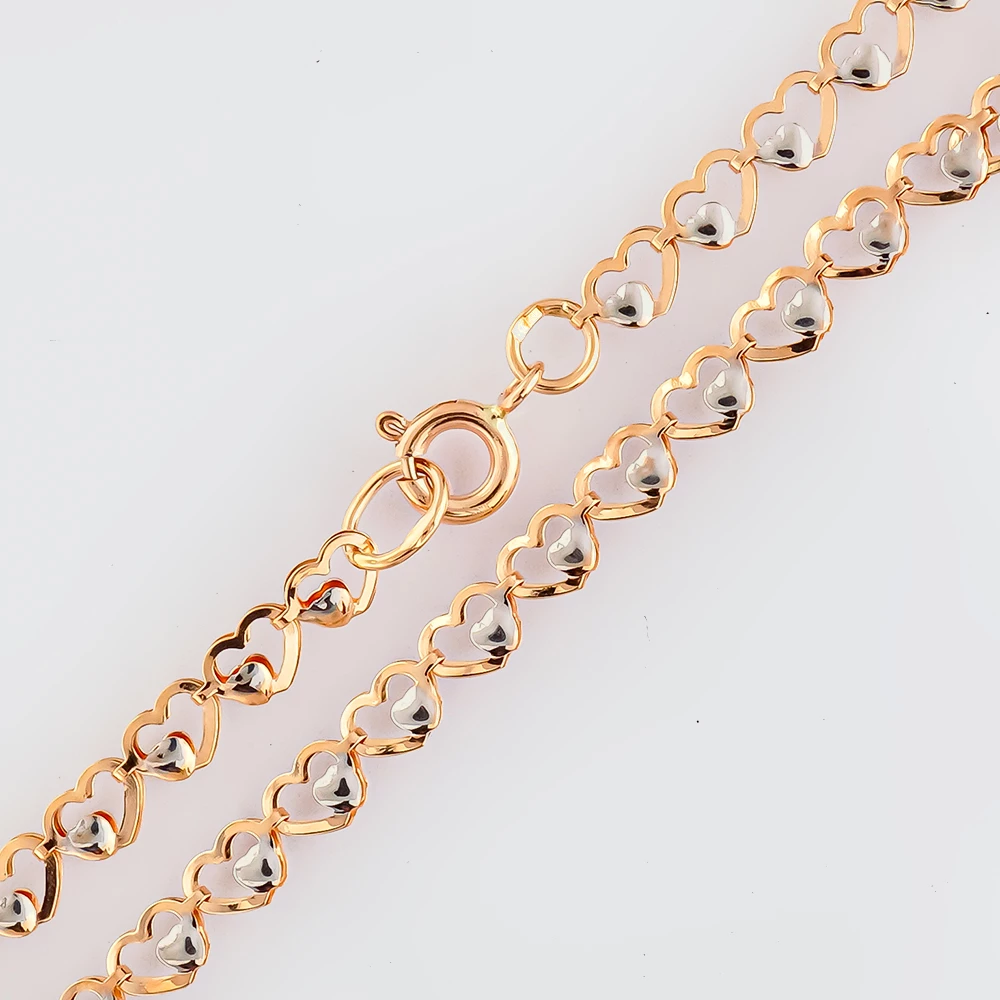 Колье из красного золота 585 пробы