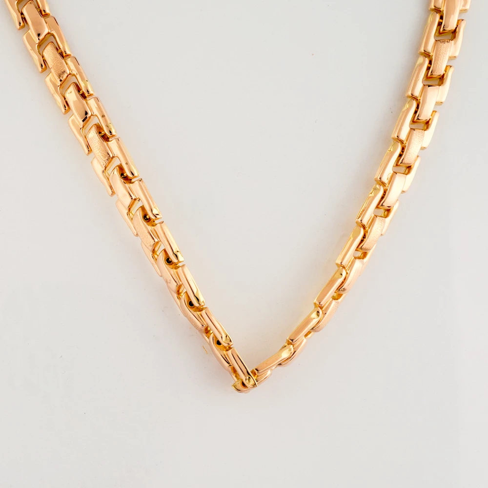 Колье из красного золота 585 пробы