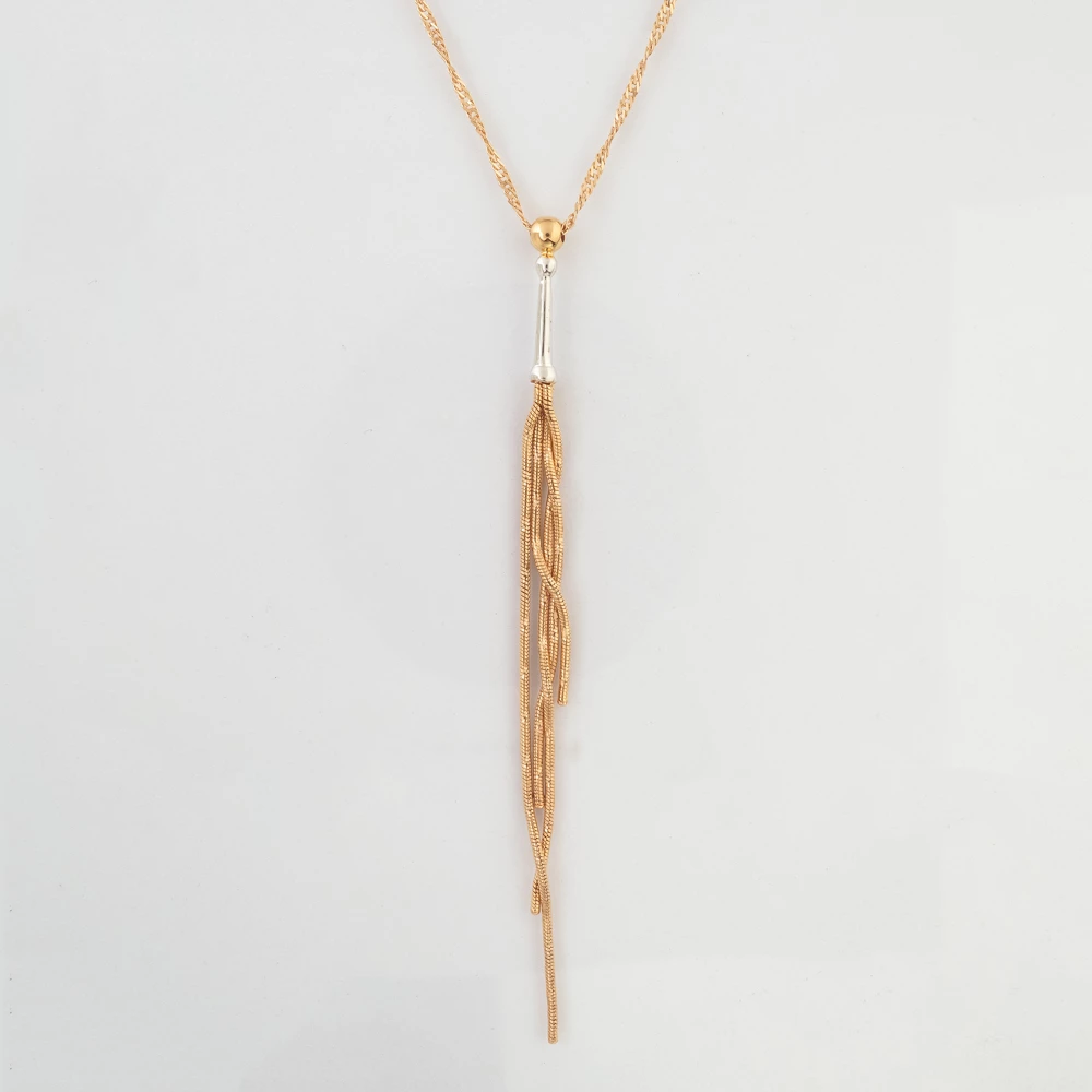 Колье из красного золота 585 пробы