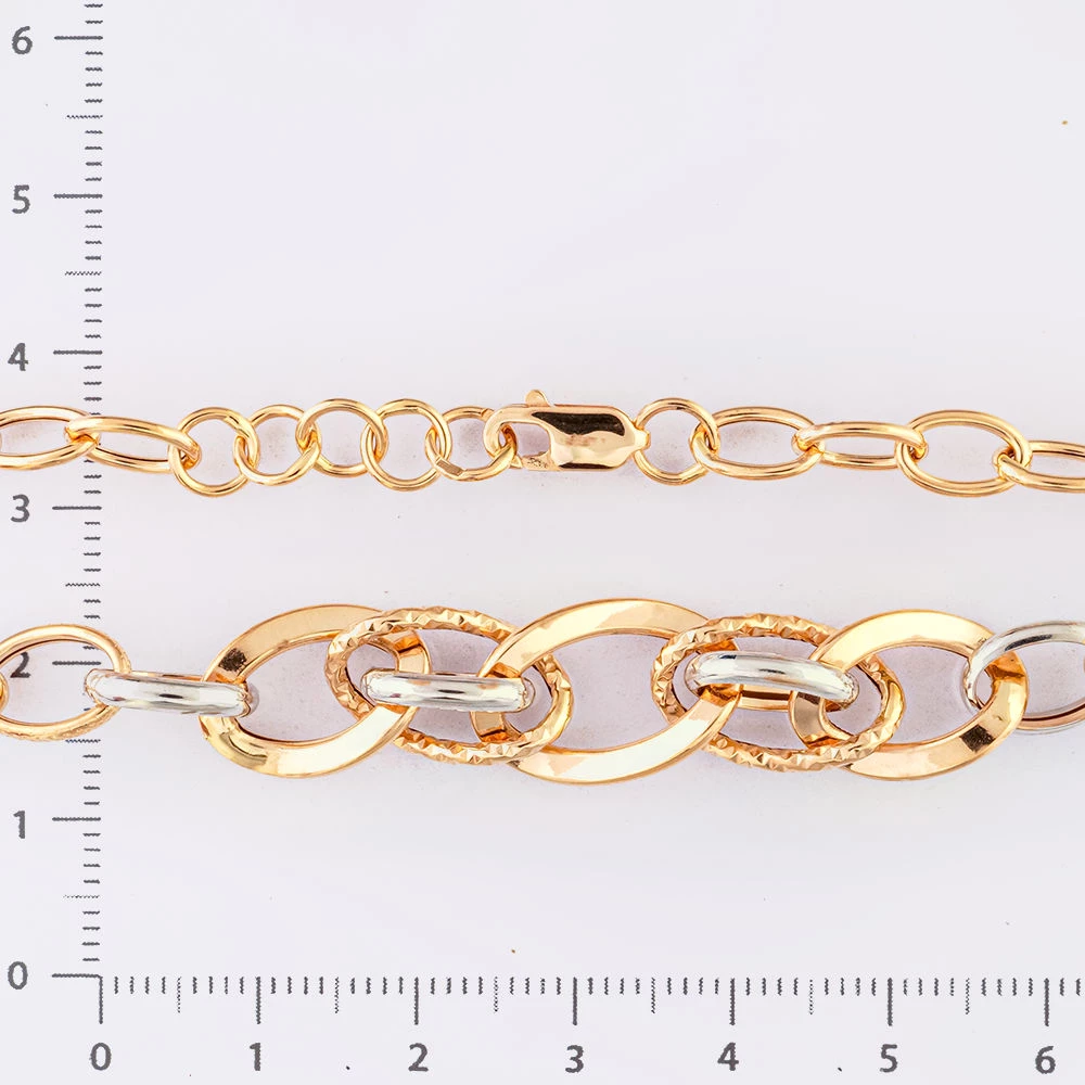 Колье из красного золота 585 пробы