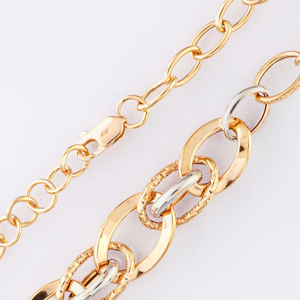 Колье из красного золота 585 пробы