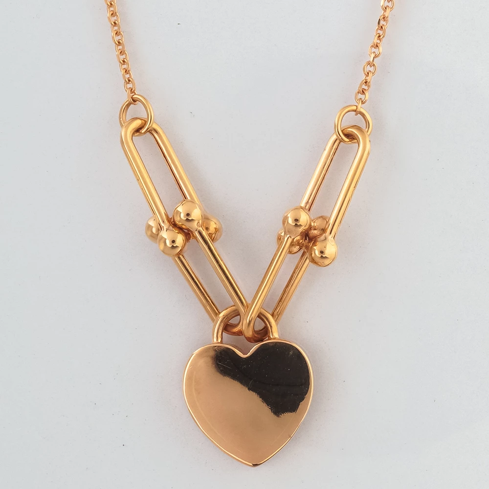 Колье из красного золота 585 пробы