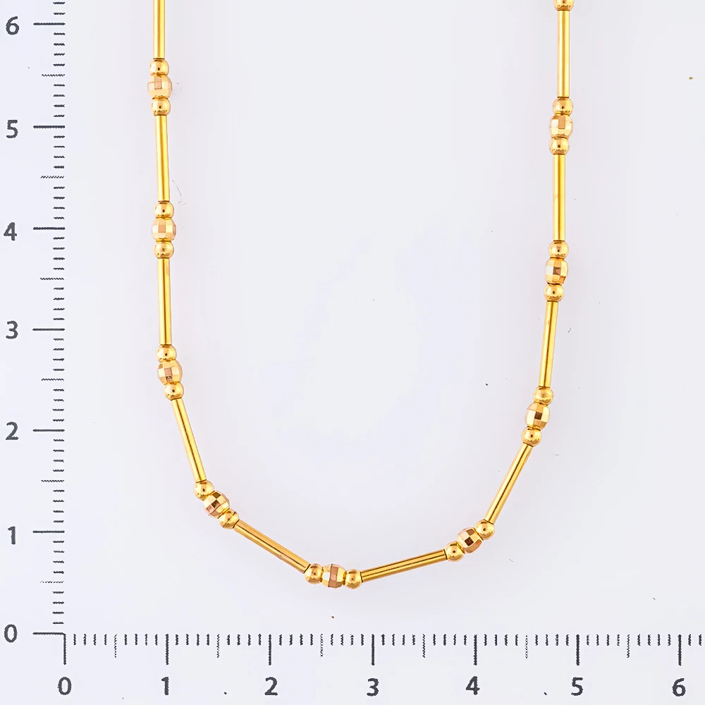 Колье из красного золота 585 пробы