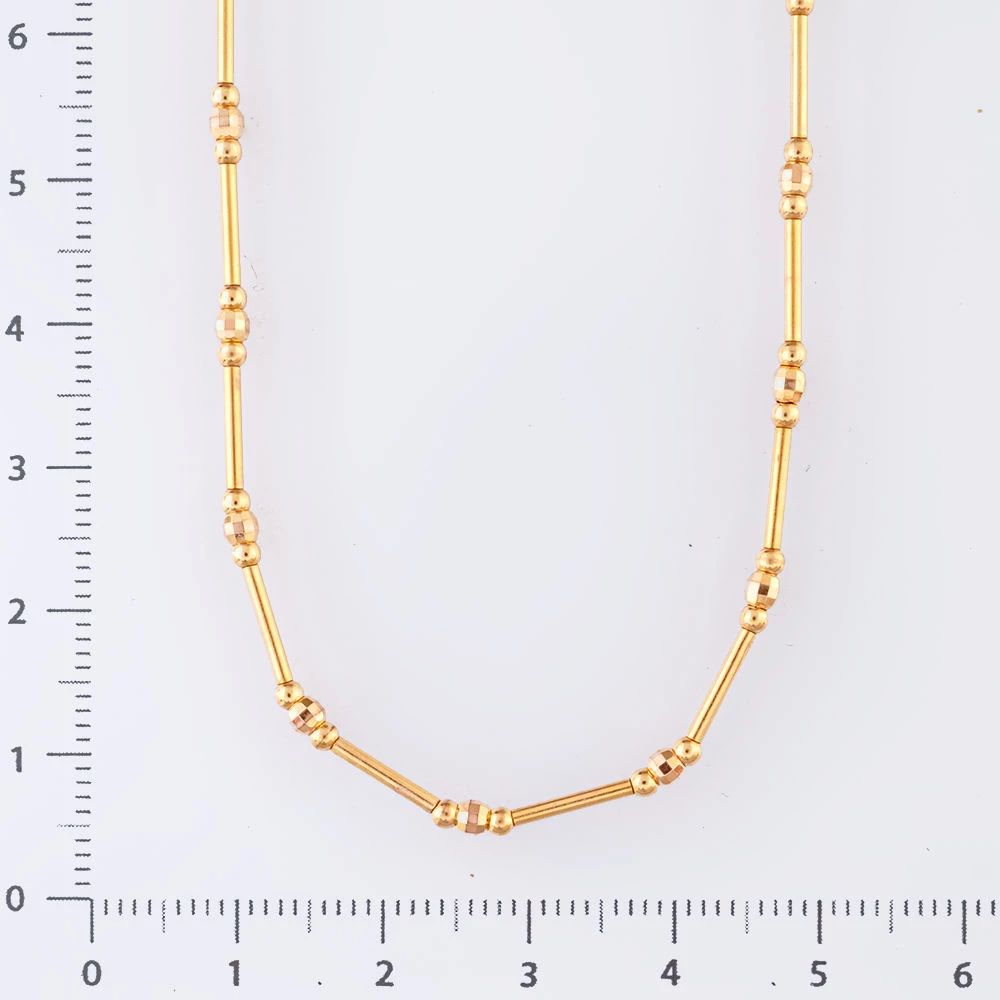 Колье из красного золота 585 пробы