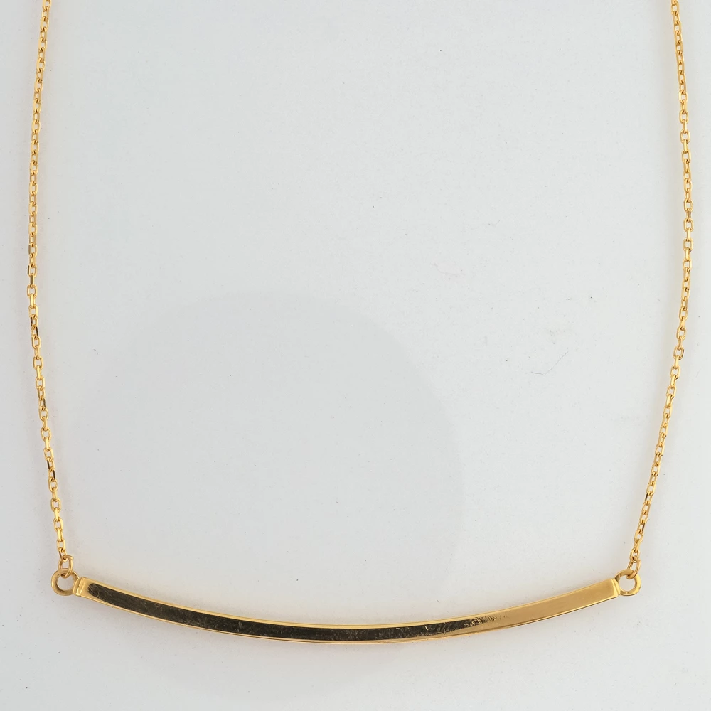 Колье из желтого золота 585 пробы