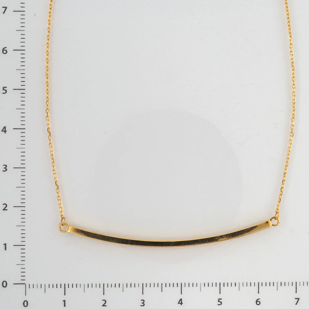 Колье из желтого золота 585 пробы