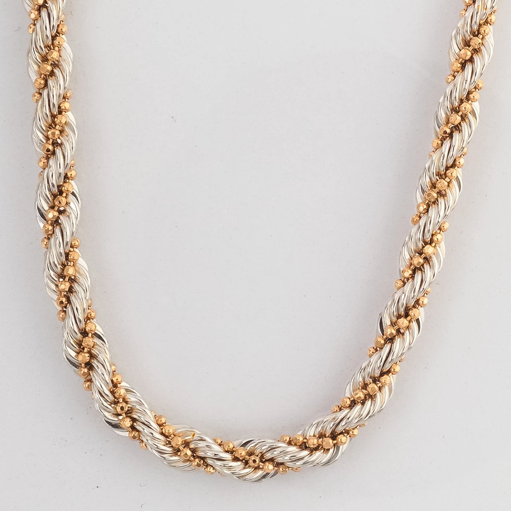 Колье из белого золота 585 пробы