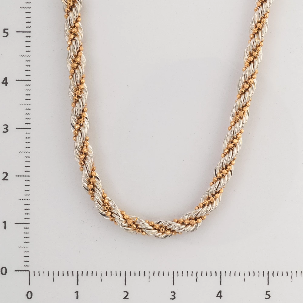 Колье из белого золота 585 пробы