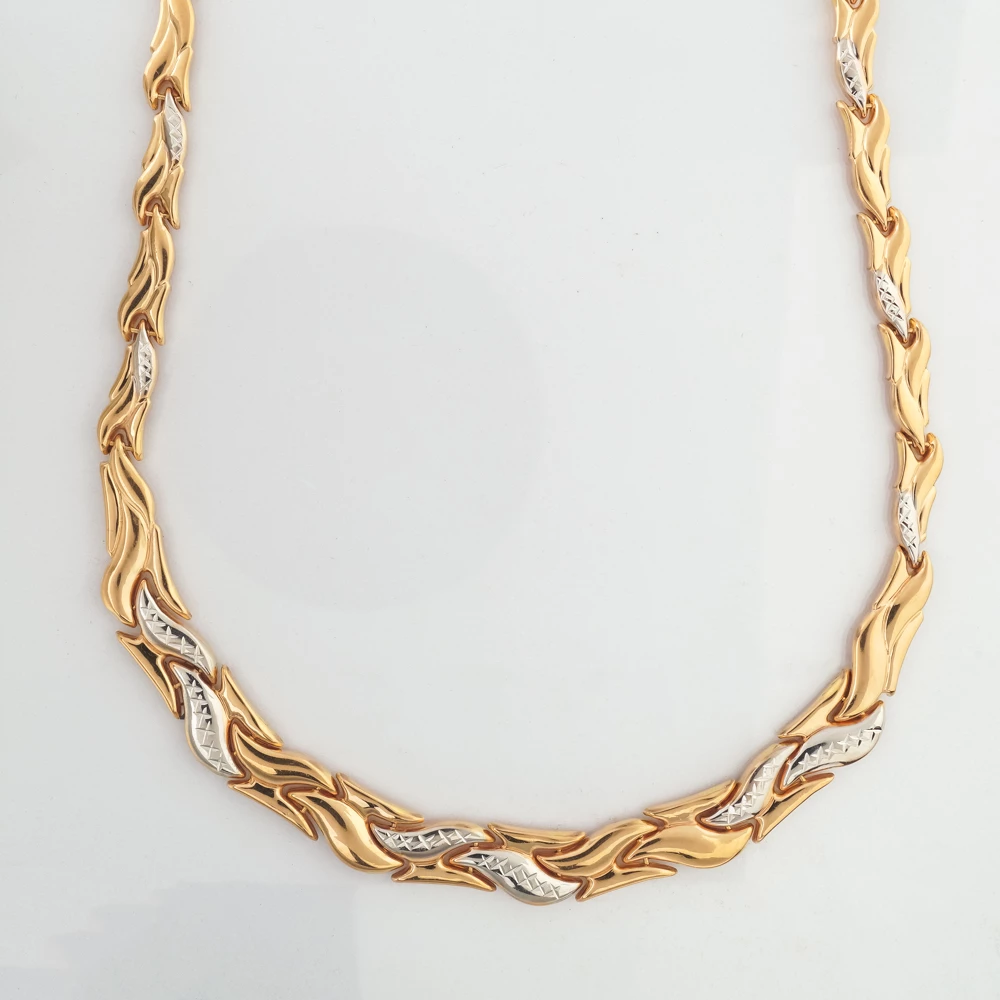 Колье из красного золота 585 пробы