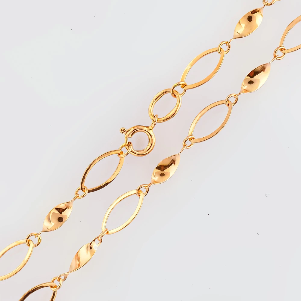 Колье из красного золота 585 пробы