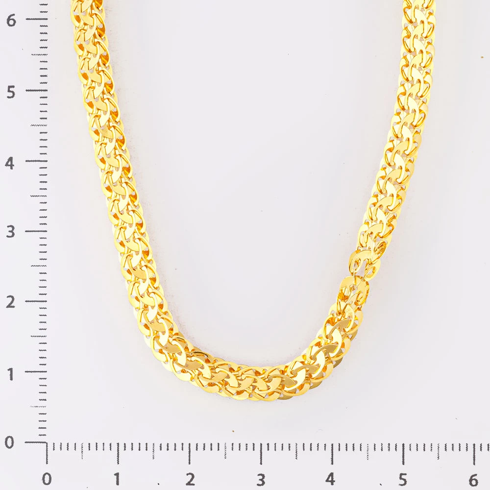 Колье из желтого золота 585 пробы