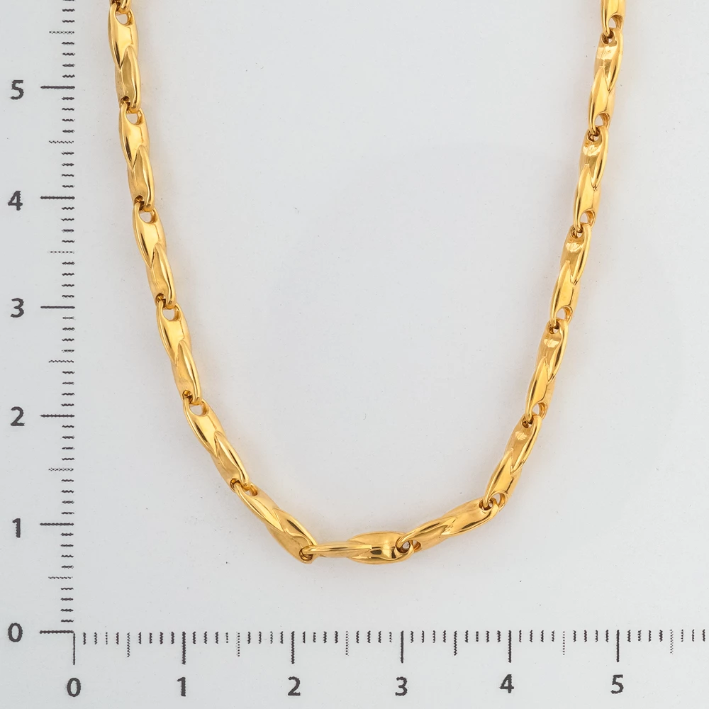 Колье из желтого золота 585 пробы