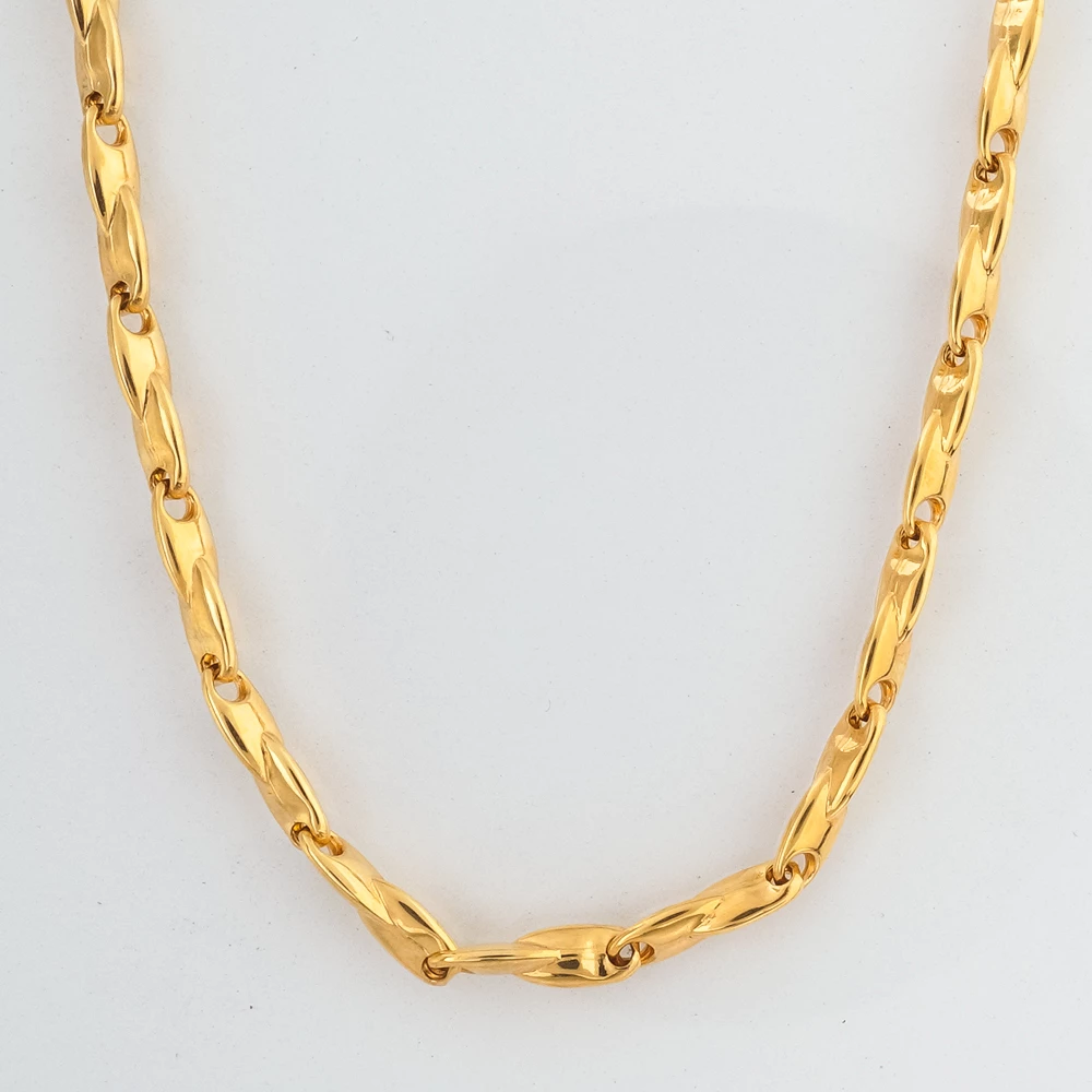 Колье из желтого золота 585 пробы