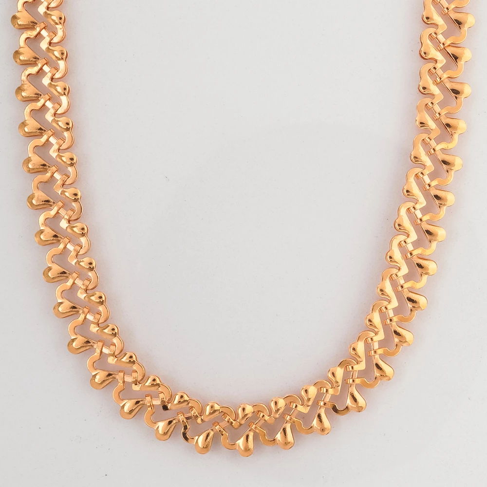 Колье из красного золота 585 пробы