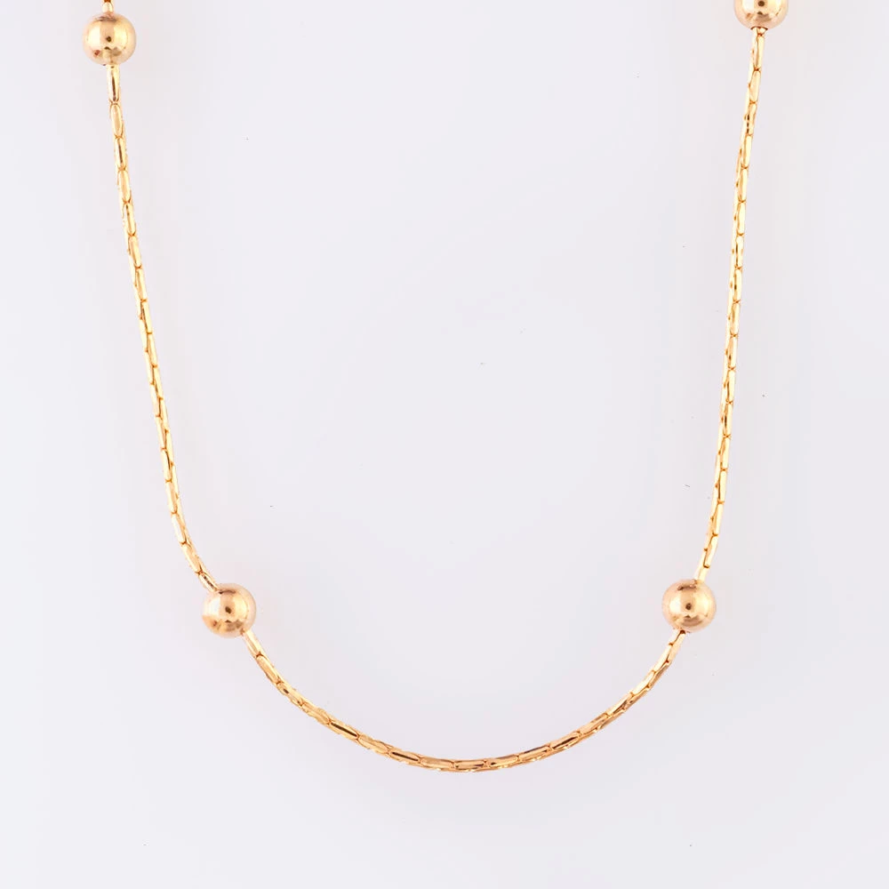 Колье из красного золота 585 пробы