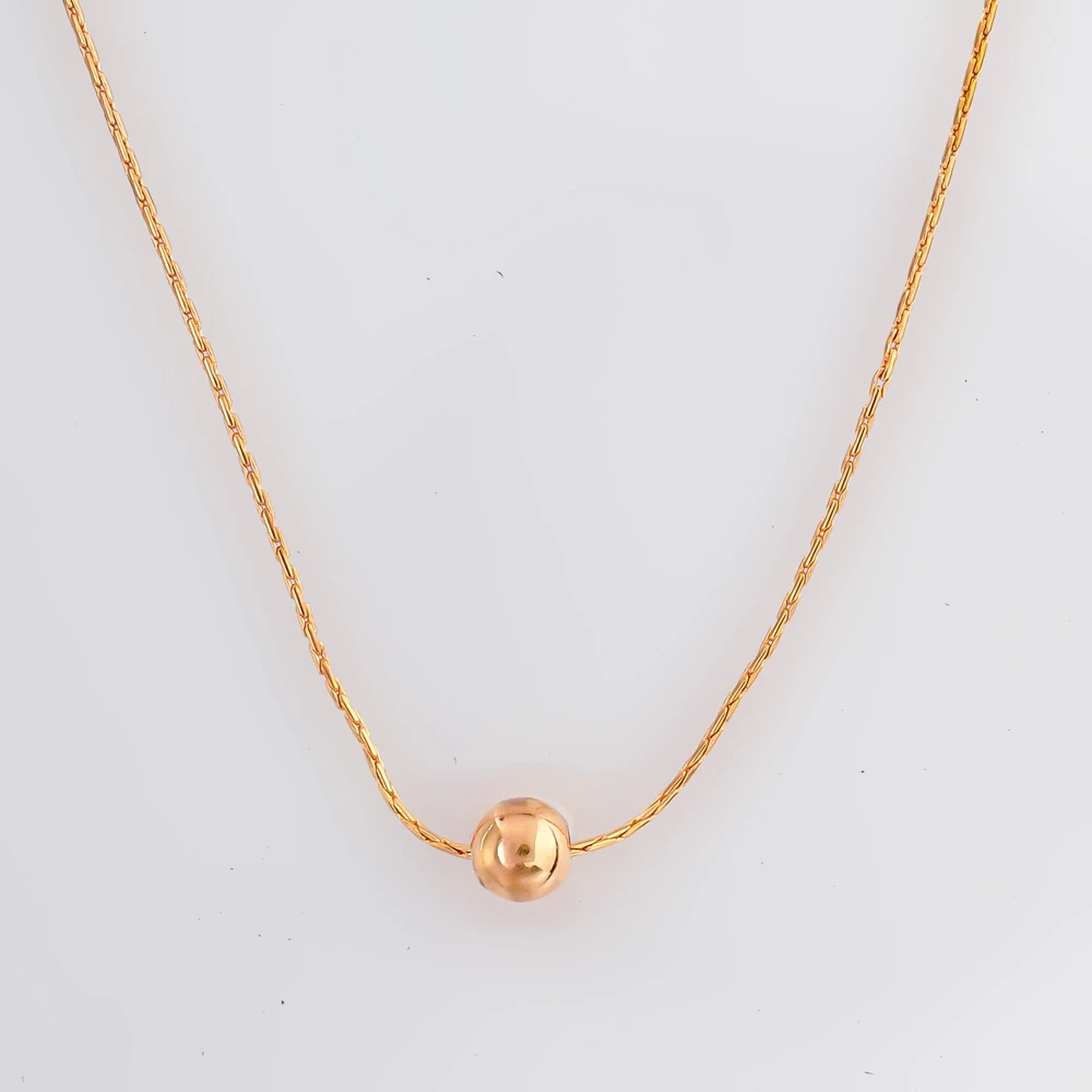 Колье из красного золота 585 пробы