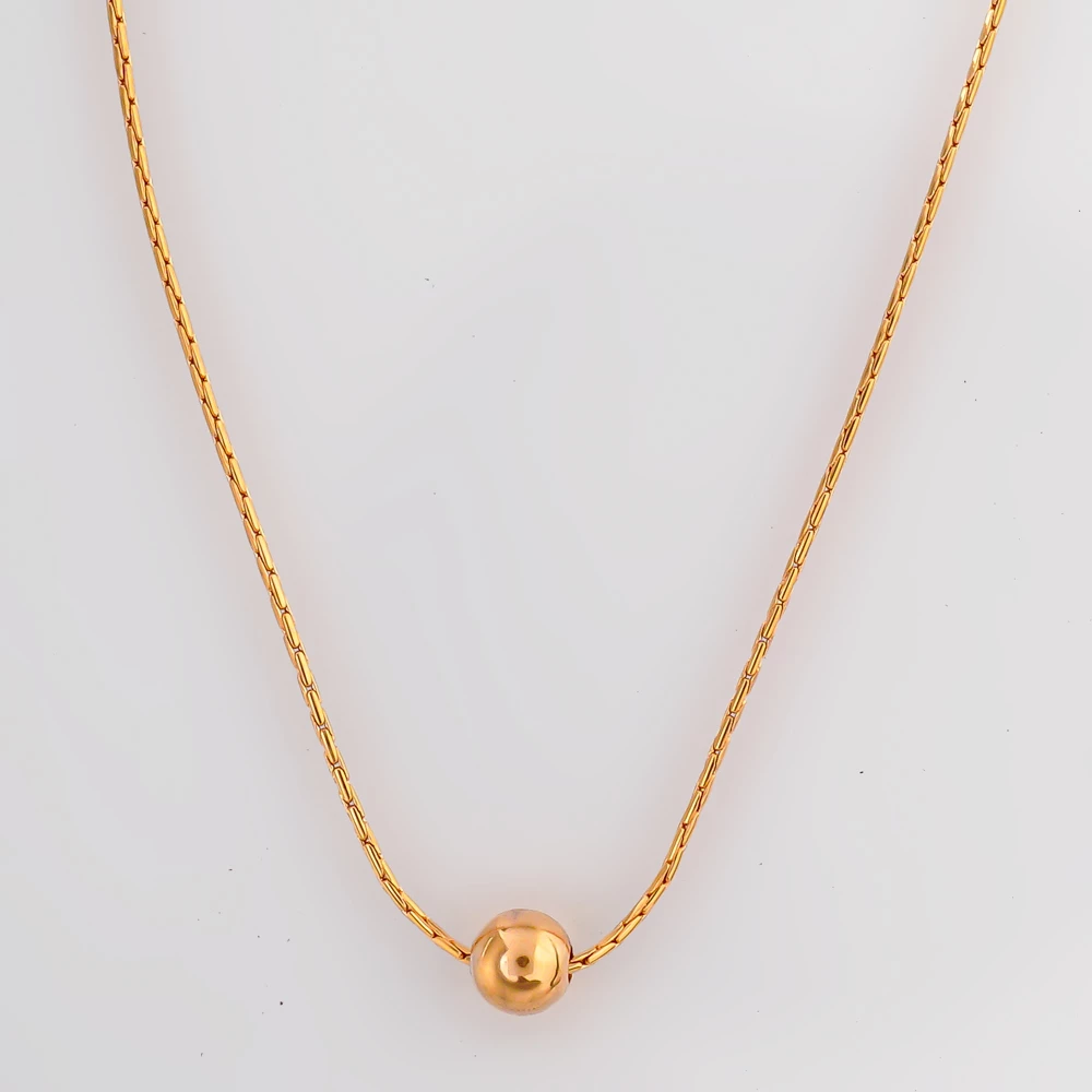 Колье из красного золота 585 пробы