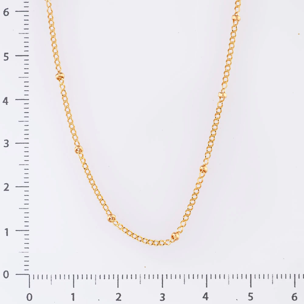 Колье из красного золота 585 пробы