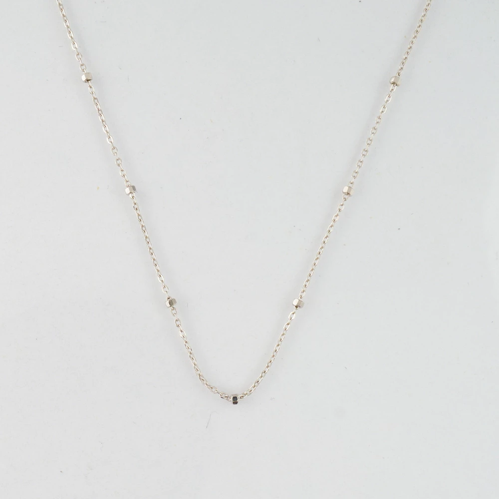 Колье из белого золота 585 пробы