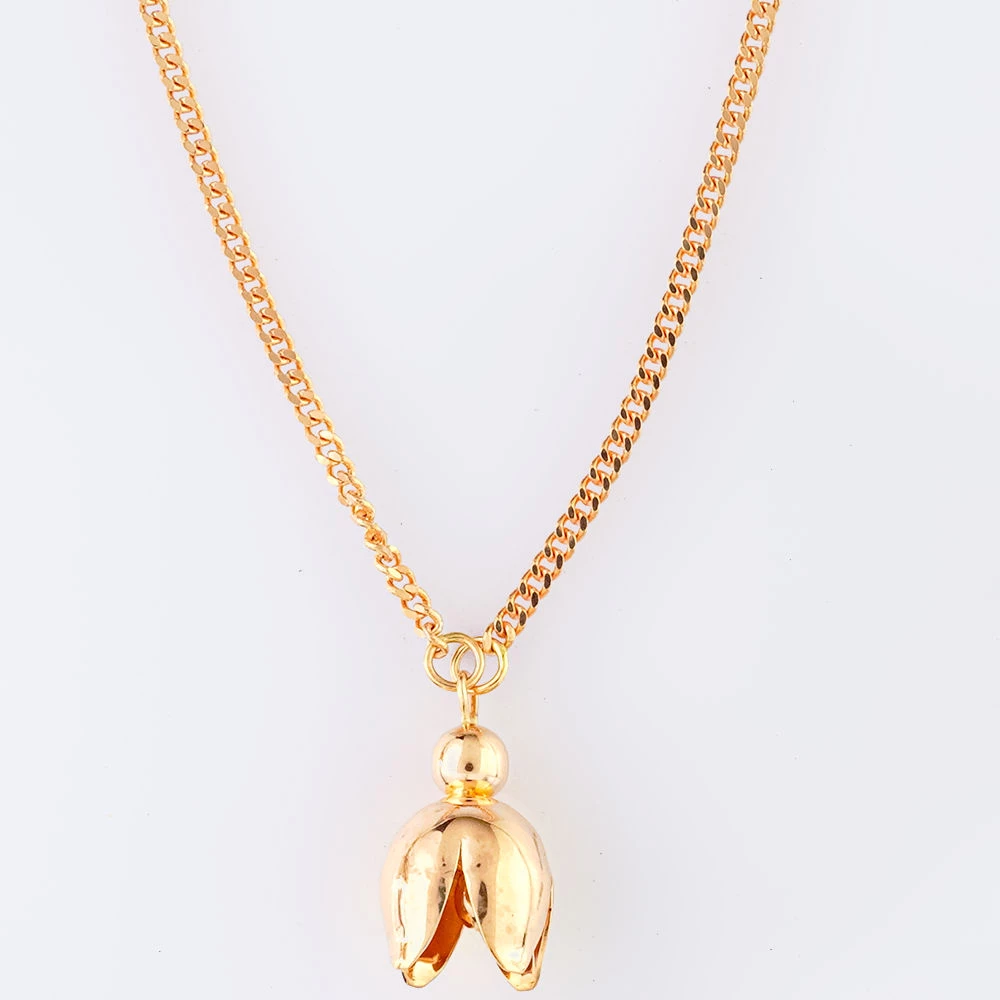 Колье из красного золота 585 пробы